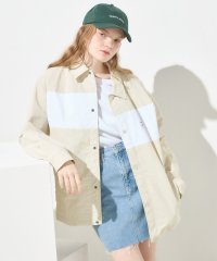 TOMMY JEANS/トミージーンズ TOMMY JEANS カラーブロックナイロンオーバーシャツ/505875139