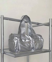 shopnikoniko/ショップニコニコ ShopNikoNiko ダブルポケット ナイロン 横長ボストンバッグ 【即納】 ドラムバッグ マルチポケット ナイロン ミリタリー 横長 ダ/505877749