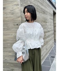 emmi atelier/【emmi atelier】バルーンスリーブギャザーデザインブラウス/505877837