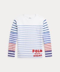 POLO RALPH LAUREN/(ボーイズ 8才～20才)ストライプド ロゴ コットン ロングスリーブ Tシャツ/505878023