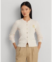 LAUREN RALPH LAUREN/ケーブルニット コットン カーディガン/505878791