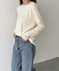 CANAL JEAN/harmonie －OrganicCotton－(アルモニ オーガニックコットン)配色切り替えロングTシャツ/505216415