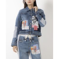 Desigual/ミッキーマウス パッチワーク デニムジャケット/505806277