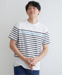 ikka/ボルテックスDRYボーダーTシャツ/505842653