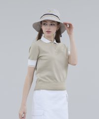 le coq sportif GOLF /【2024LPGAツアー小祝さくらプロ優勝時着用】ホールガーメントニット半袖シャツ【RIJOUME/リジューム】/505861986