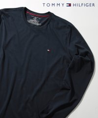 TOMMY HILFIGER/【TOMMY HILFIGER / トミーヒルフィガー】ロンT 長袖 ワンポイント ラウンドネック 無地 コットン100% ユニセックス 09T3118/505872749