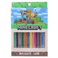 cinemacollection/シネマコレクション cinemacollection マインクラフト えんぴつ 色鉛筆 12色セット 新入学 Minecraft ケイカンパニー 新学期準備文具/505878895