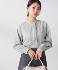 N Natural Beauty Basic/ボウタイ風とろみブラウス 24SS/505879874