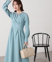 N Natural Beauty Basic/ウエストタックキーネックワンピース《WEB限定商品》《S Size Line》/505879889