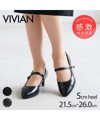 Vivian/アーモンドトゥストラップ5cmヒール感激パンプス/505880051