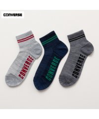 MAC HOUSE(men)/CONVERSE コンバース クォーターソックス 甲メッシュライン 3足組 13988/505880535