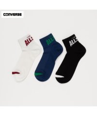 MAC HOUSE(men)/CONVERSE コンバース クォーターソックス 甲メッシュバックロゴ 3足組 13984/505880536