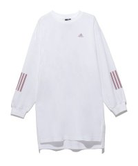 Adidas/ワーディング チュニック 長袖Tシャツ / W WORDING TUNIC LONG SLEEVE TEE/505884279