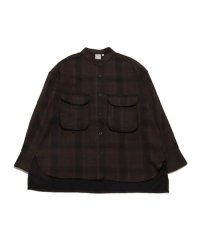 TARAS BOULBA/タラスブルバ TARAS BOULBA レディース ドライミックスメリノ ネルシャツ/505885296