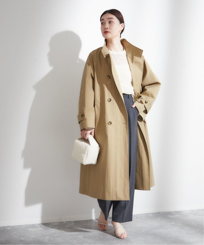 早い者勝【超美品】LOEWE レザー ロングコート グレー （セール