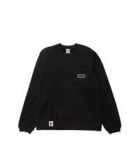 CHUMS/CHUMS LOGO POCKET CREW TOP (チャムスロゴ ポケット クルートッフ)/505888070