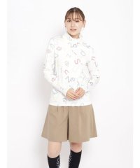 sanideiz TOKYO/ポリエステル裏起毛 モックネック長袖Tシャツ LADIES/505888717