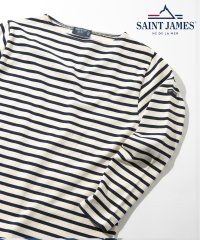 SAINT JAMES/【SAINT JAMES / セントジェームス】GUILDO ギルド 2501 ECRU/MARINE T2 長袖 ボーダー トップス ボートネック カットソー/505863522