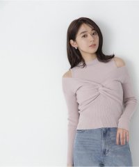 NATURAL BEAUTY BASIC/ツイストレイヤードニット/505869811