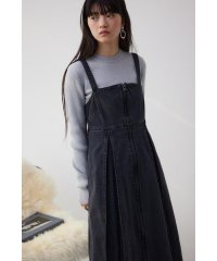 AZUL by moussy/フロントジップデニムジャンパースカート/505889852