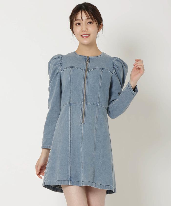 【関税込み】Diesel ブルー De-Ellit-S デニムミニワンピース Dieselのブルー De-Ellit-S デニムミニワンピースがセール中