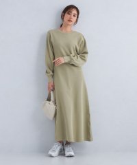 green label relaxing/ハニカム バックシャン ワンピース/505860935