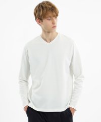 MACKINTOSH PHILOSOPHY/ストレッチミラノリブ VネックロンＴ/505778242