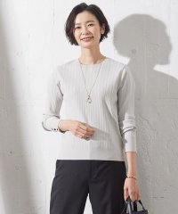 J.PRESS LADIES（LARGE SIZE）/【洗える】RAYON STRETCH PLAIN クルーネック ニット/505841733