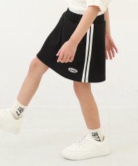 devirock/【セットアップ可能】サイドライン ミニスカート(インナー付き) 子供服 キッズ 女の子 ボトムス スカート スカッツ インナーパンツ付ミニスカート ジャージ/505875629