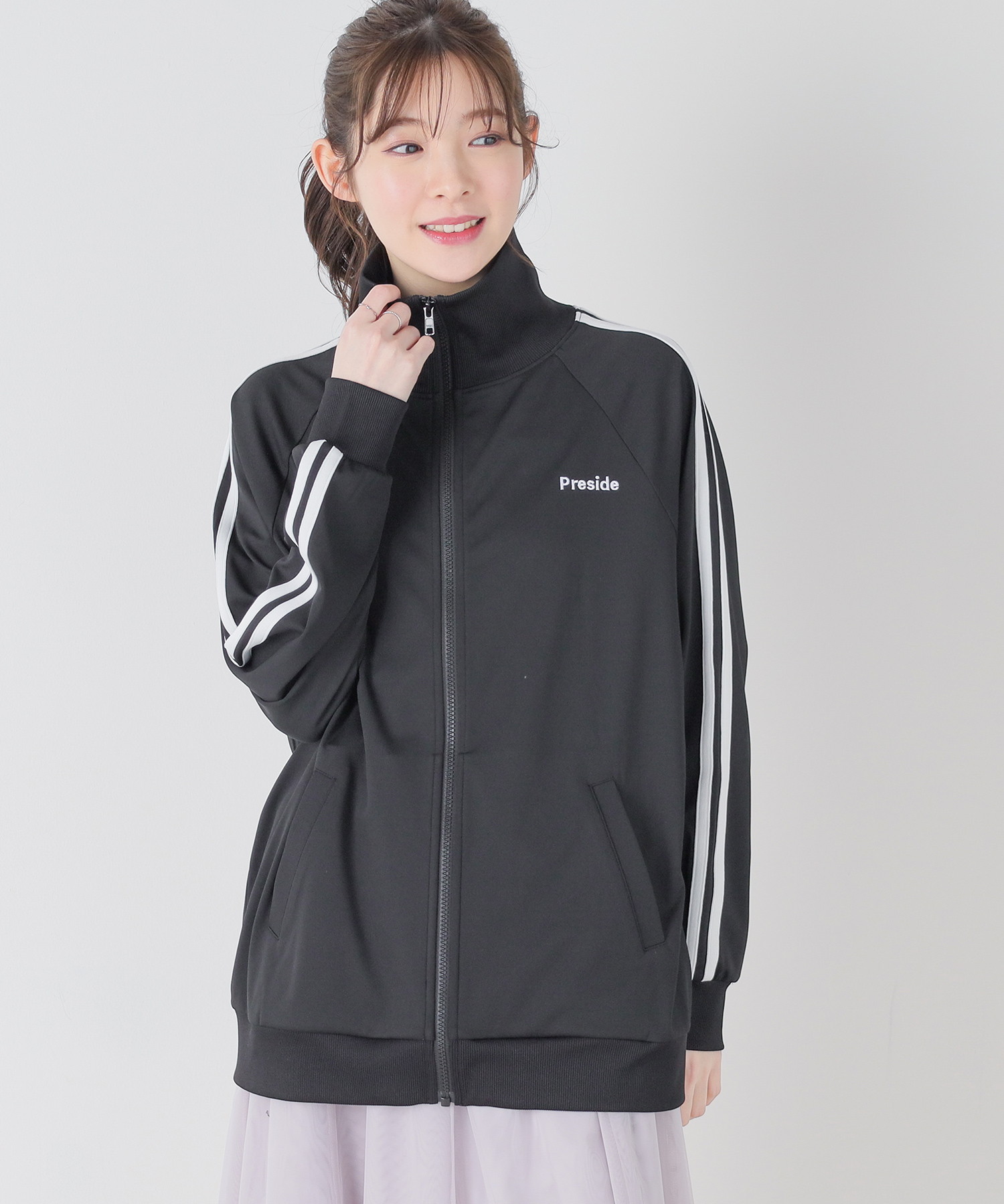 セール 16%OFF】ハニーズ Honeys ゆるトラックジャケット