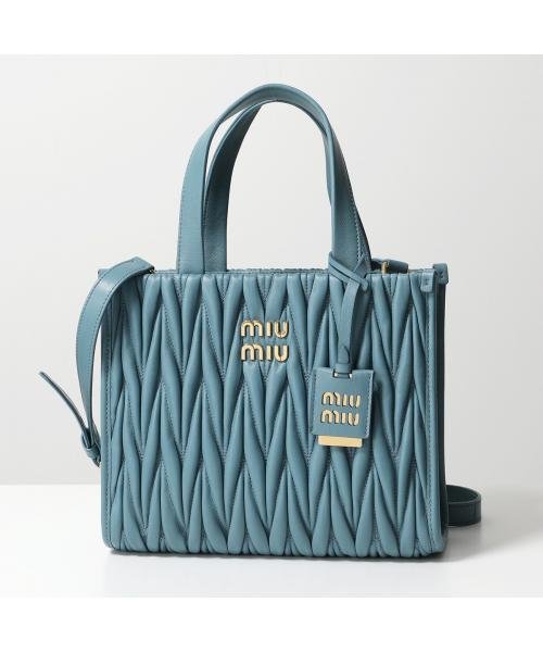 セール】MIUMIU ハンドバッグ MATELASSE マテラッセ 5BG263 N88 