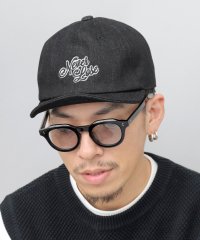 AMS SELECT/エーエムエスセレクト A.M.S.select カレッジロゴ刺繍 デニム ボールキャップ アンパイアキャップ ショートバイザーキャップ/505891327