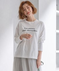 NIJYUSANKU（LARGE SIZE）/【洗える】ミューズ ロゴTシャツ/505891641