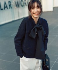 J.PRESS LADIES/【洗える】DAILY TWEED ニット アウター/505891645