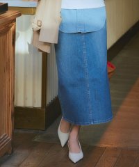 NIJYUSANKU（LARGE SIZE）/【Oggi4月号掲載/洗える】23区DENIM ストレッチ デニムスカート/505891707