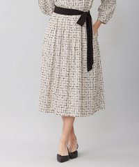 JIYU-KU(LARGE SIZE)/【セットアップ対応・ウエストゴム】スクラッチチェックプリント スカート/505891716