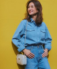 NIJYUSANKU（SMALL SIZE）/【洗える】23区DENIM ライトダンガリー シャツ/505892108