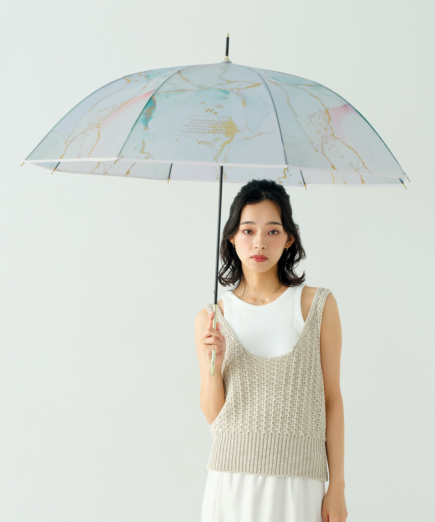 Wpc.公式】［ビニール傘］インクアートアンブレラ 61cm ジャンプ