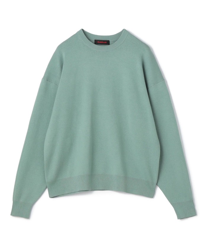 CABaN コットンカシミヤ クルーネックプルオーバー(505571874