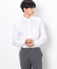 COMME CA ISM MENS/【イージーケア】市松柄 形態安定 ドレスシャツ/505869590