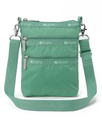 LeSportsac/3 ZIP CROSSBODYセージグリーン/505874520