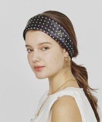 Chapeaud'O/Chapeau d' O Polka dot Satin Hairband/505876227