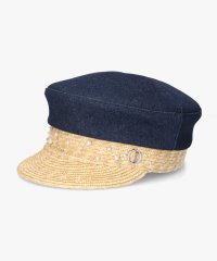 Chapeaud'O/Chapeau d' O Straw X Denim Marine Cas/505876369