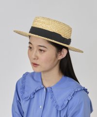 OVERRIDE/OVERRIDE TOOTHED STRAW BOATER/505876414