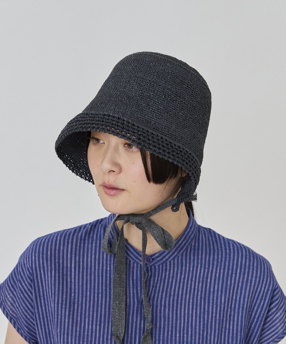 オーバーライド OVERRIDE OVERRIDE PAPER CROCHET BONNET