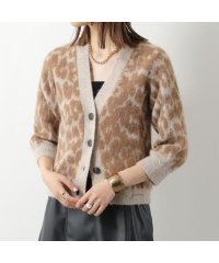 GANNI/GANNI カーディガン Leopard Jacquard Cardigan K1976 2596/505892403