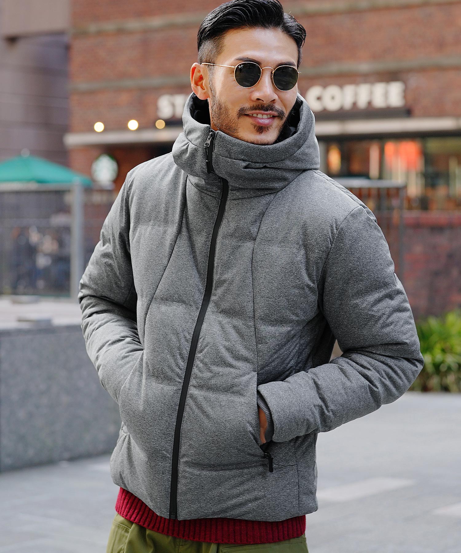 ジギーズショップ JIGGYS SHOP シームレスダウンジャケット ジギーズショップ JIGGYS SHOP シームレスダウンジャケット