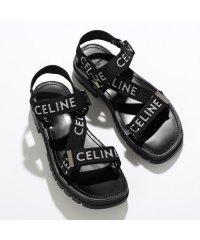CELINE/セリーヌ CELINE CELINE サンダル LEO STRAPPY 346742208C ベルクロ ストラップ/505893047