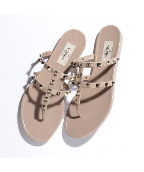 VALENTINO ブラック ラバーサンダル 付属品有　約28㎝ ヴァレンティノ VALENTINO ブラック ラバーサンダル 付属品有 約28㎝ ヴァレンティノ