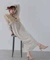J by blue/ジェーバイブルー J by blue 《結婚式 パーティー 二次会》ジャガードワンピース＋オーガンジーボレロセット/505830058